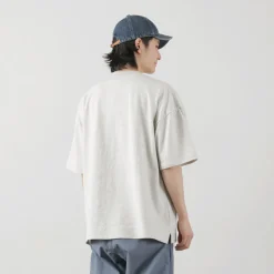 GOHEMP / Wide slit T-shirt Heather