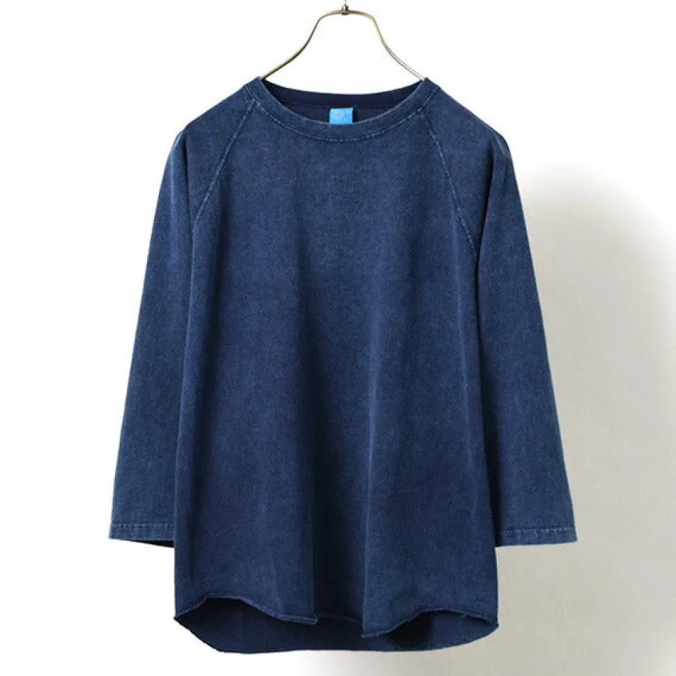 GOOD ON / Baseball T-Shirt Raglan / Indigo Shave