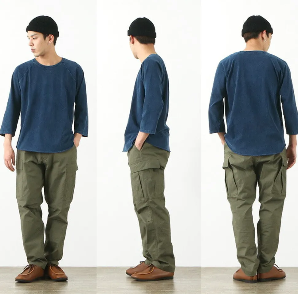 GOOD ON / Baseball T-Shirt Raglan / Indigo Shave