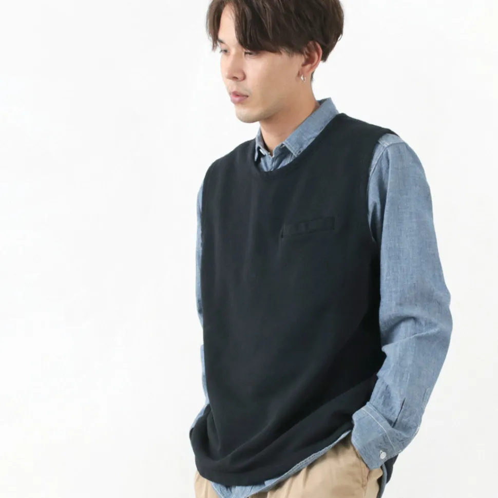 GOOD ON / Fleece Sweat waistcoat Optoelectronic