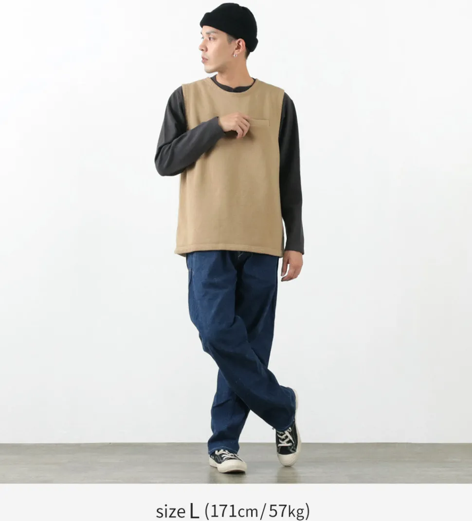 GOOD ON / Fleece Sweat waistcoat Optoelectronic