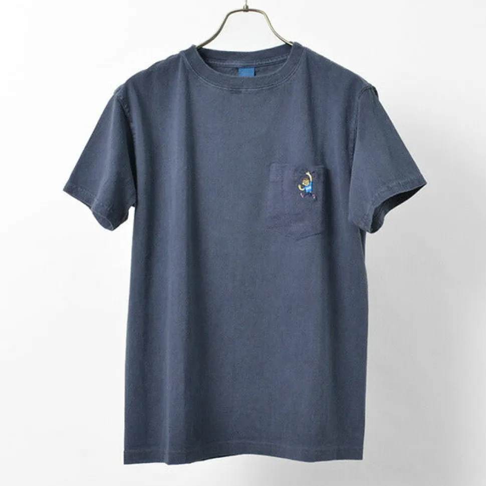 GOOD ON / GO BOY Hanging embroidery short sleeve pocket
