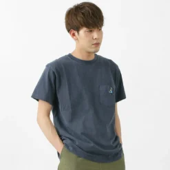 GOOD ON / GO BOY Hanging embroidery short sleeve pocket