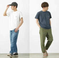 GOOD ON / GO BOY Hanging embroidery short sleeve pocket