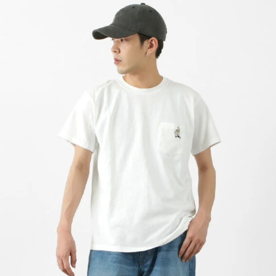 GOOD ON / GO BOY Hanging embroidery short sleeve pocket