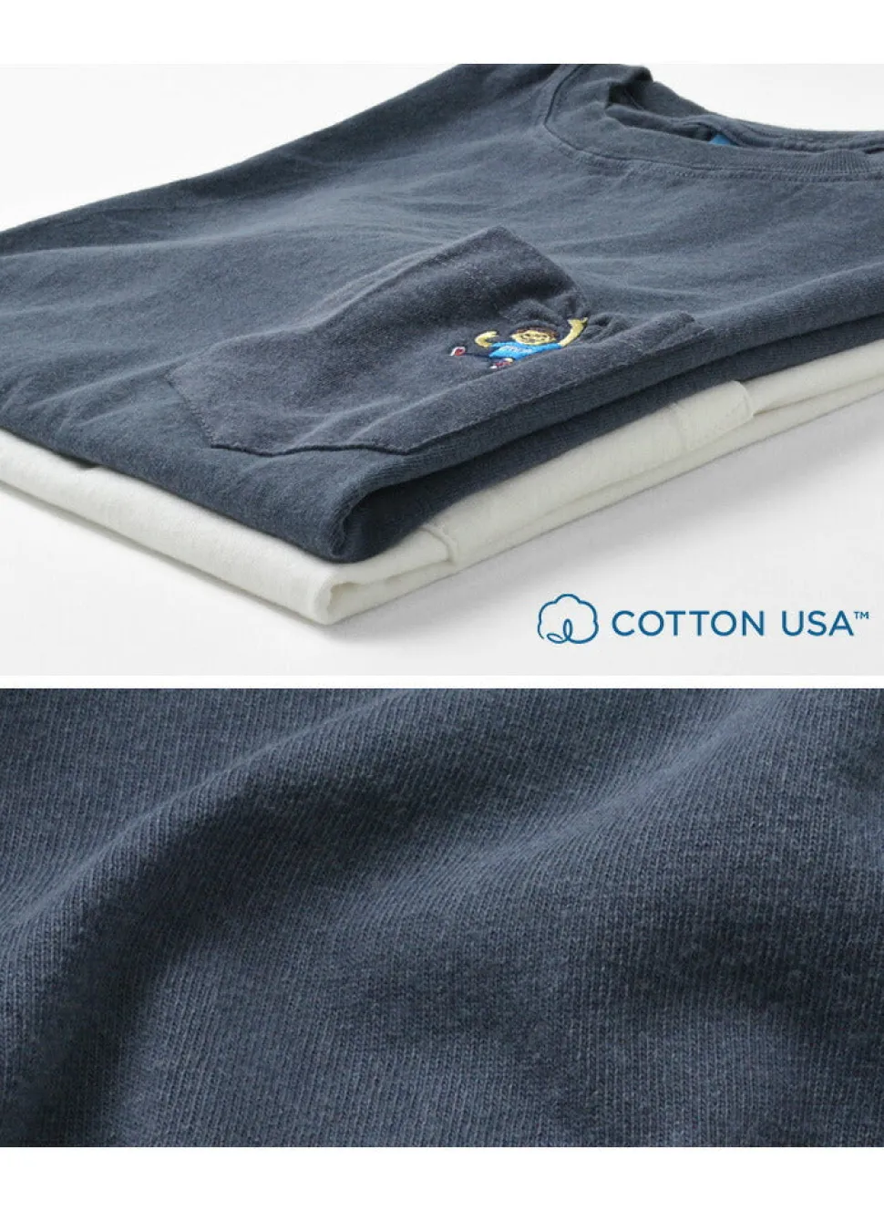 GOOD ON / GO BOY Hanging embroidery short sleeve pocket