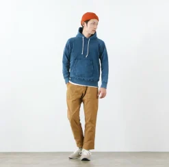 GOOD ON / GOBW1203 IS Indigo Raglan Pullover Hooded Sweatshirt