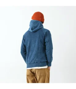 GOOD ON / GOBW1203 IS Indigo Raglan Pullover Hooded Sweatshirt