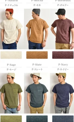 GOOD ON / GOST1101 Raglan heavy pocket T-shirt short sleeve