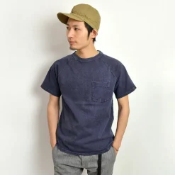 GOOD ON / GOST1101 Raglan heavy pocket T-shirt short sleeve