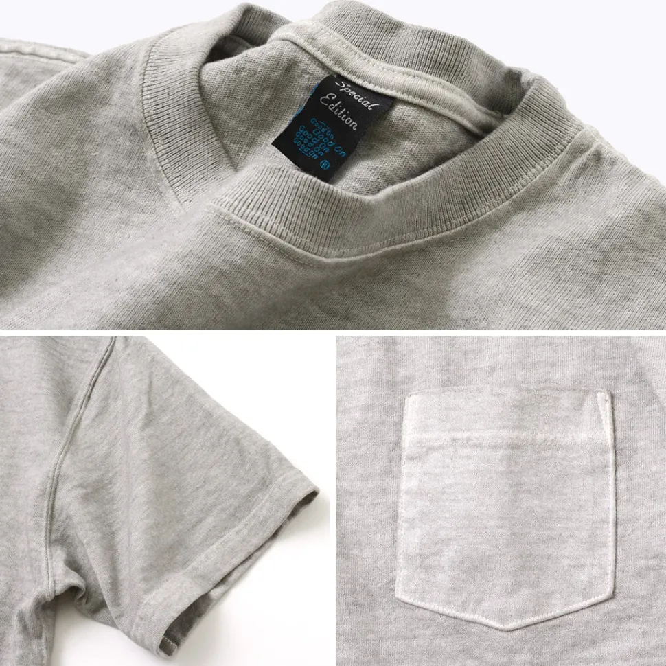 GOOD ON / Heavy Set-in Sleeve Short Sleeve Pocket T-Shirt