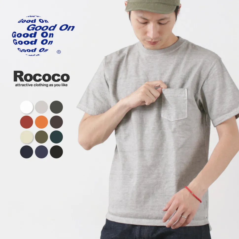 GOOD ON / Heavy Set-in Sleeve Short Sleeve Pocket T-Shirt
