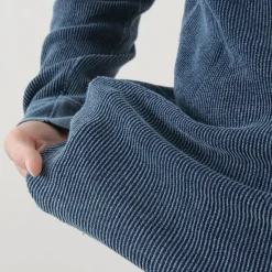 GOOD ON / Indigo Long Sleeve Thermal T-Shirt