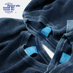 GOOD ON / Indigo Long Sleeve Thermal T-Shirt