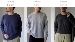 GOOD ON / Long Sleeve Pocket Crew T-Shirt