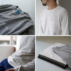 GOOD ON / Long Sleeve Pocket Crew T-Shirt