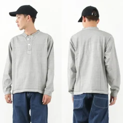 GOOD ON / L/S heavy henley T
