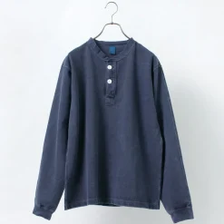 GOOD ON / L/S heavy henley T