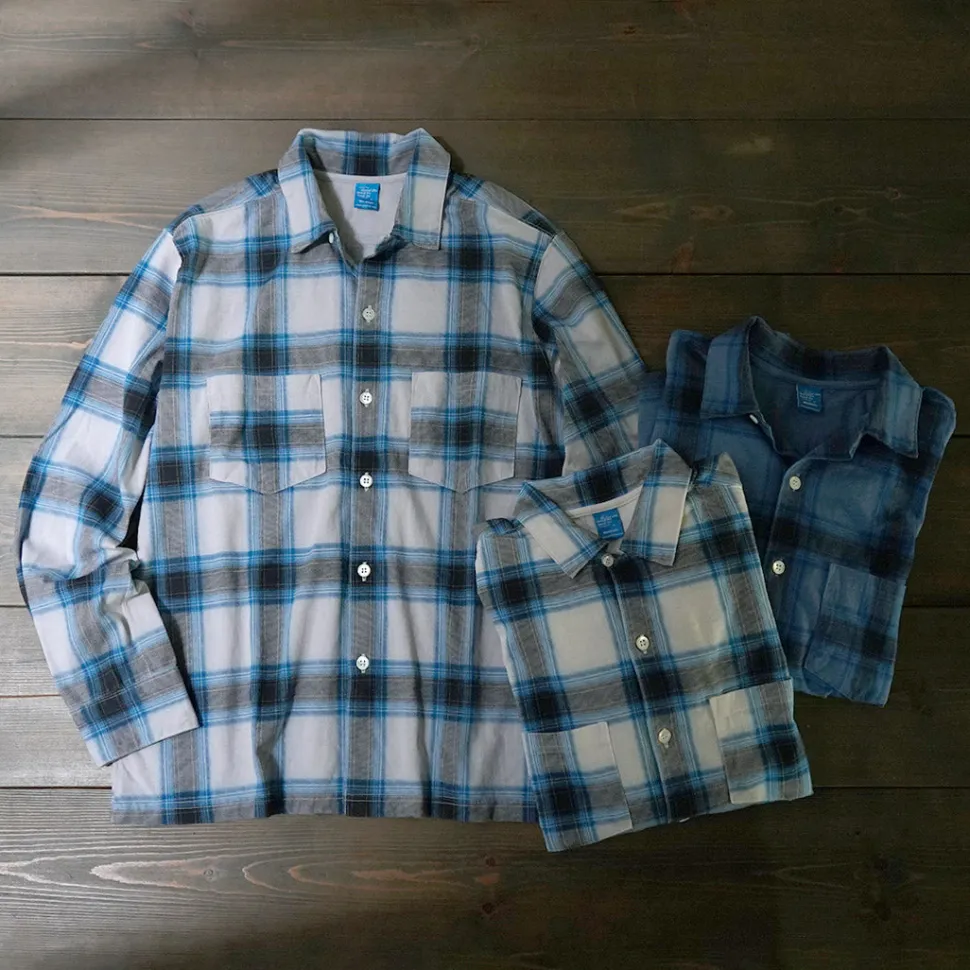 GOOD ON / Ombre Long Sleeve Open Shirt