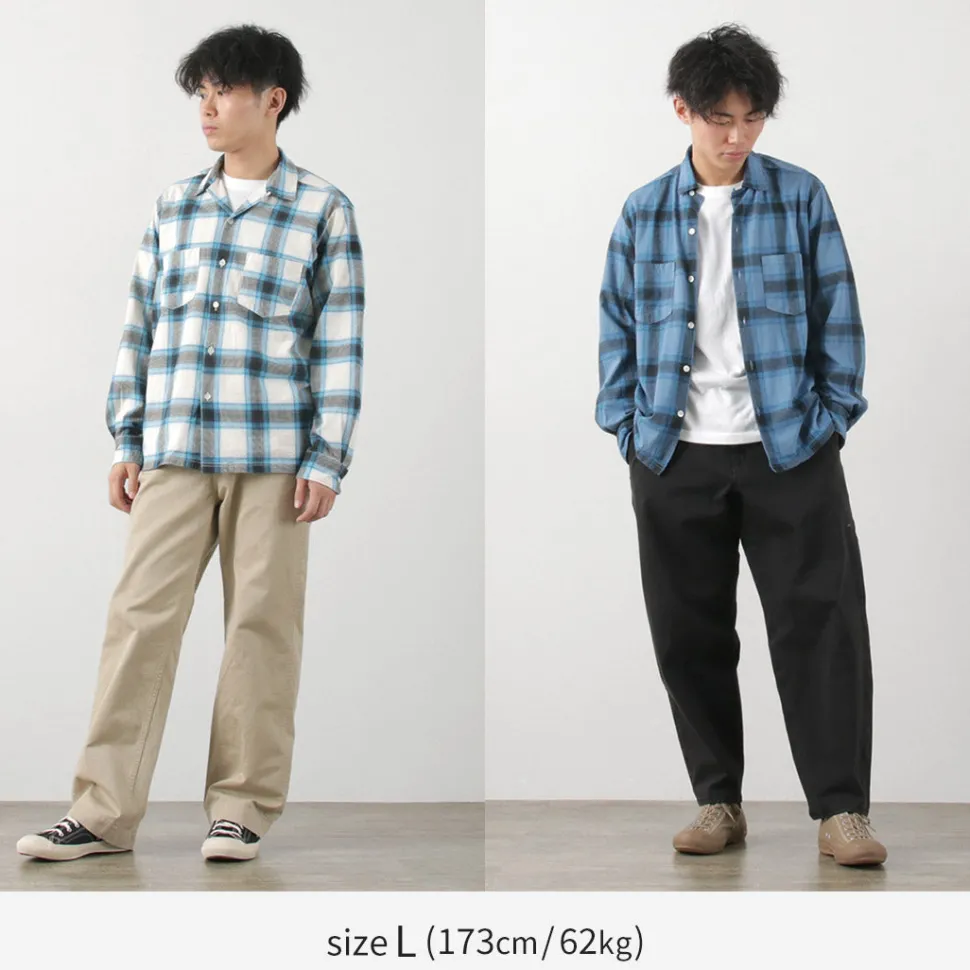 GOOD ON / Ombre Long Sleeve Open Shirt