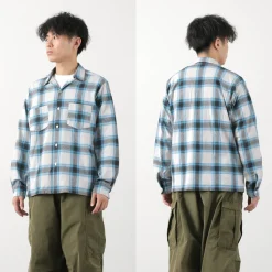 GOOD ON / Ombre Long Sleeve Open Shirt