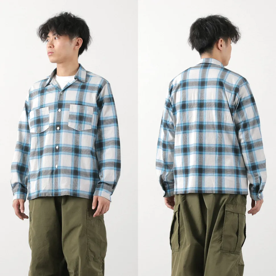 GOOD ON / Ombre Long Sleeve Open Shirt