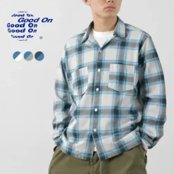 GOOD ON / Ombre Long Sleeve Open Shirt