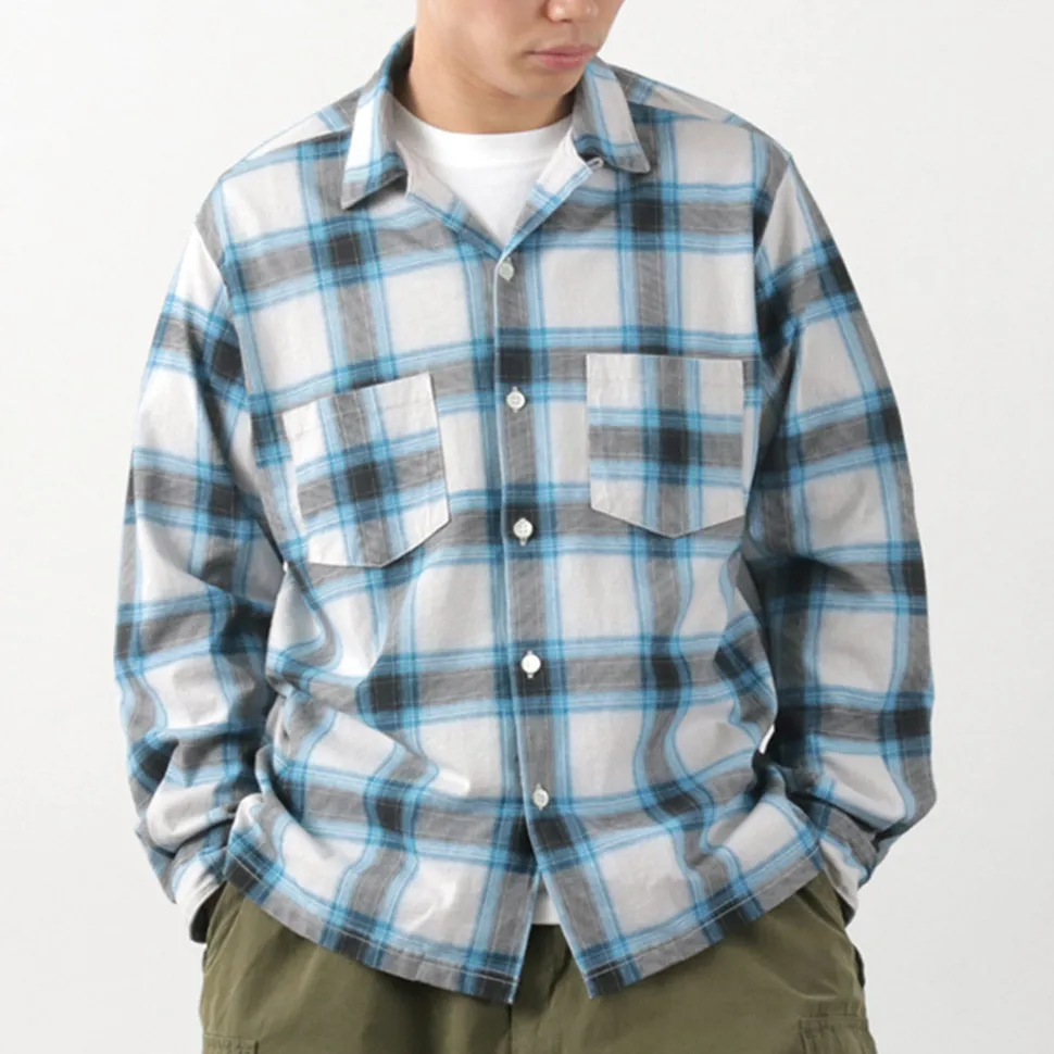 GOOD ON / Ombre Long Sleeve Open Shirt