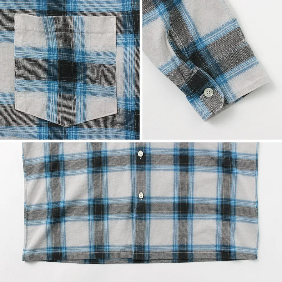 GOOD ON / Ombre Long Sleeve Open Shirt