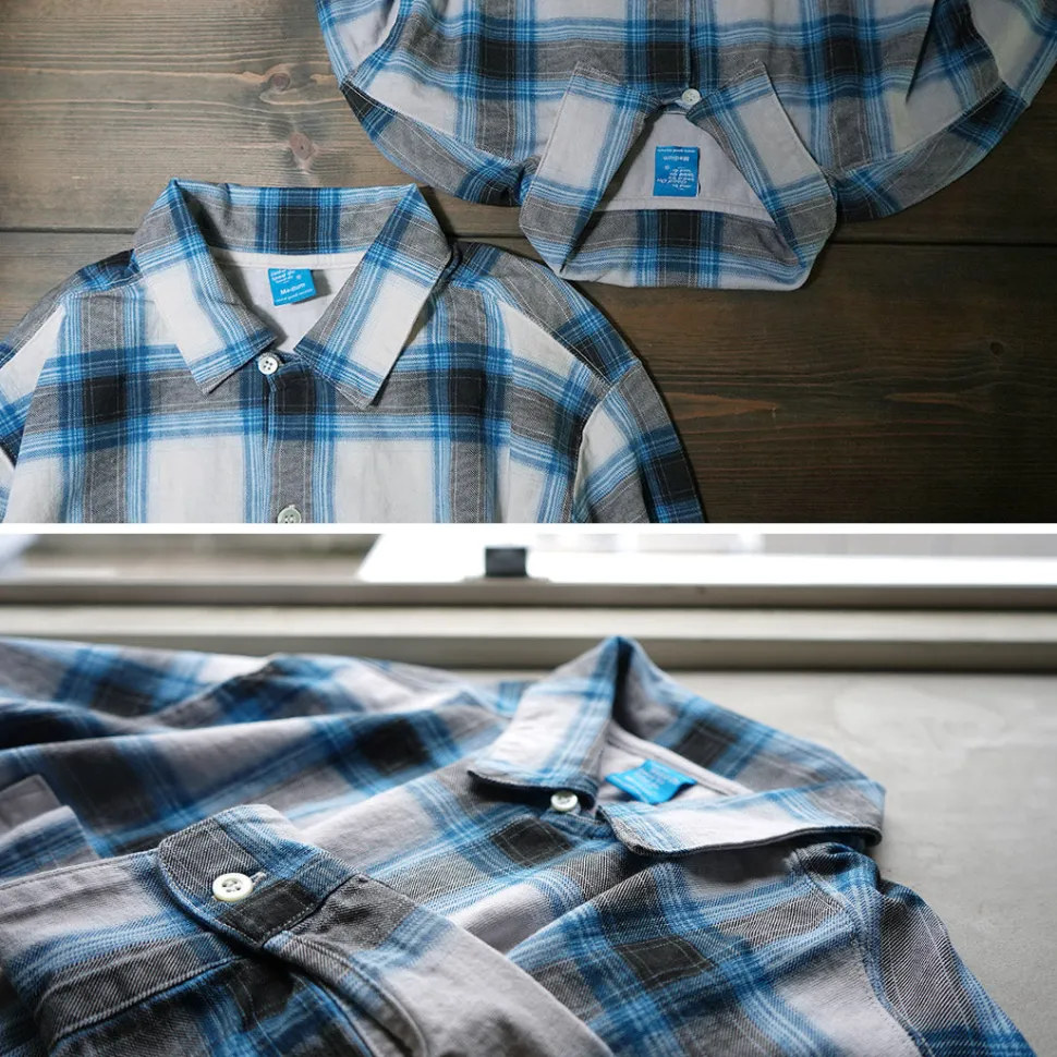 GOOD ON / Ombre Long Sleeve Open Shirt