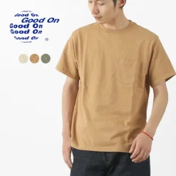GOOD ON / organic short sleeve pocket T-shirt