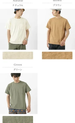 GOOD ON / organic short sleeve pocket T-shirt