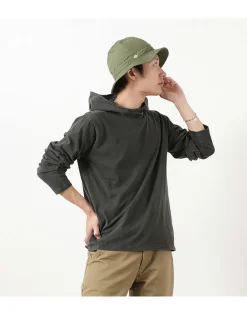 GOOD ON / Pullover hooded T-shirt/long sleeves
