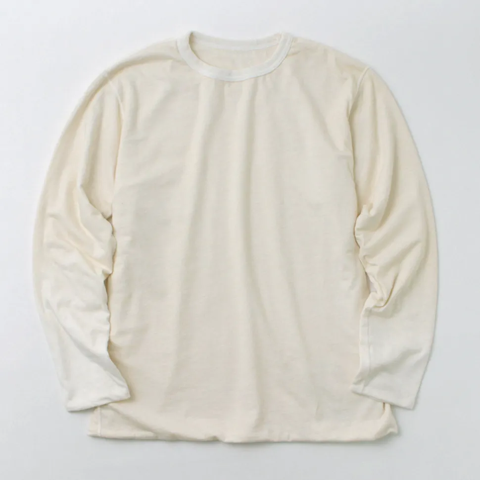 GOOD ON / Reversible Striped Long Sleeve Crew T-Shirt GOLT2407