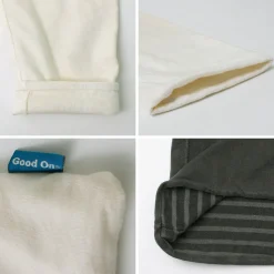 GOOD ON / Reversible Striped Long Sleeve Crew T-Shirt GOLT2407