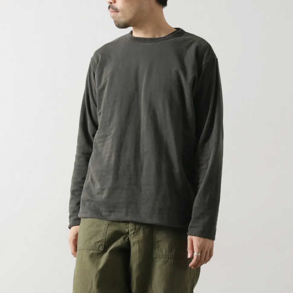 GOOD ON / Reversible Striped Long Sleeve Crew T-Shirt GOLT2407
