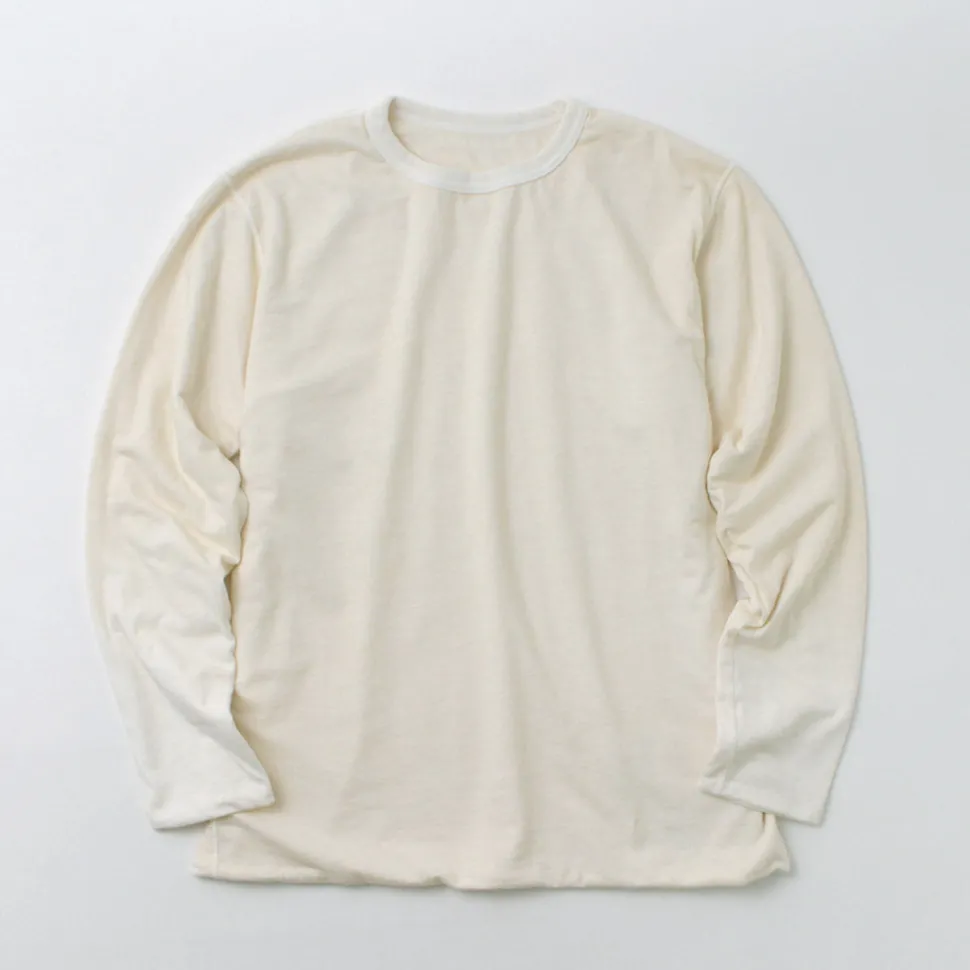 GOOD ON / Reversible Striped Long Sleeve Crew T-Shirt GOLT2407