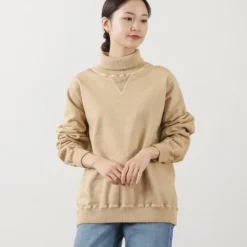 GOOD ON / Rib Neck Sweatshirt