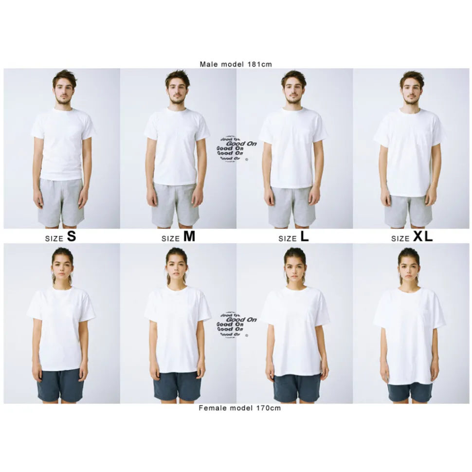 GOOD ON / Short Sleeve Basic Pocket Crew Neck T-Shirt