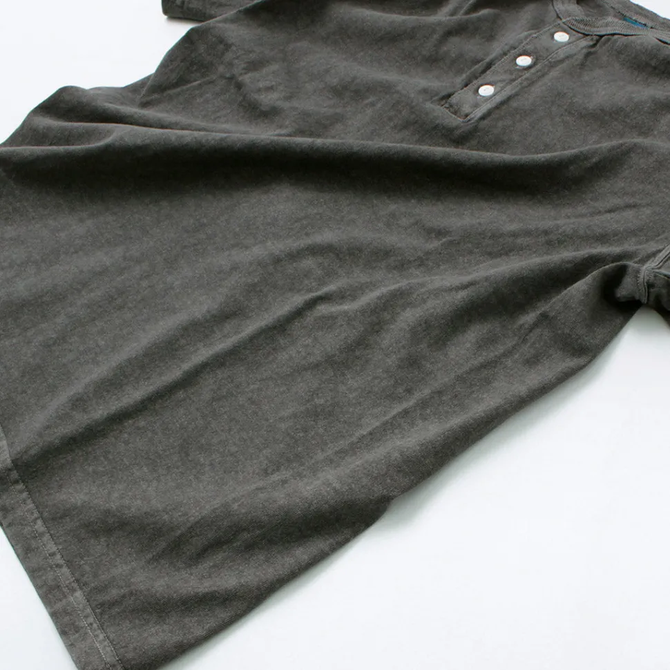 GOOD ON / Short sleeve henley neck T-shirt
