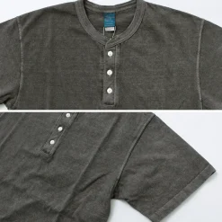 GOOD ON / Short sleeve henley neck T-shirt