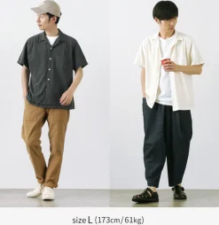 GOOD ON / Short Sleeve TEE Open Collar Shirt