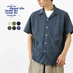 GOOD ON / Short Sleeve TEE Open Collar Shirt