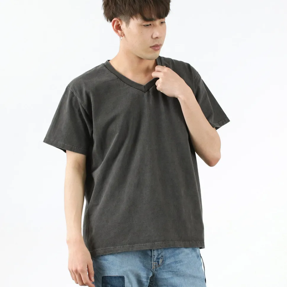 GOOD ON / Short sleeve V-neck T-shirt