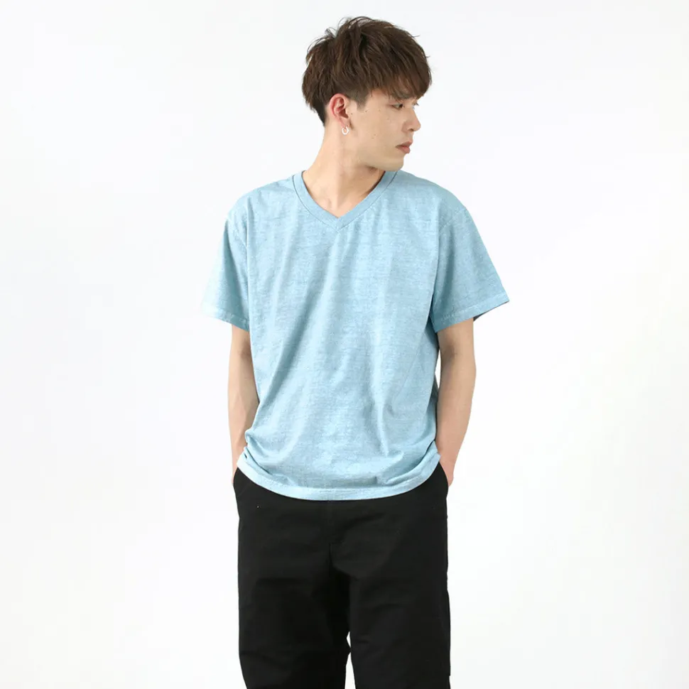 GOOD ON / Short sleeve V-neck T-shirt