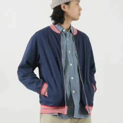 GOOD ON / Striped Rib Tee Track Jacket