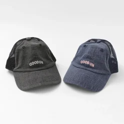GOOD ON / TEE mesh cap GOOD ON embroidery