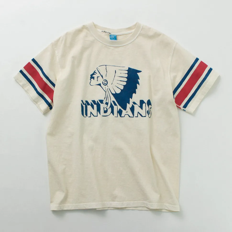 GOOD ON / Vintage Sleeve Indian S/S T-Shirt