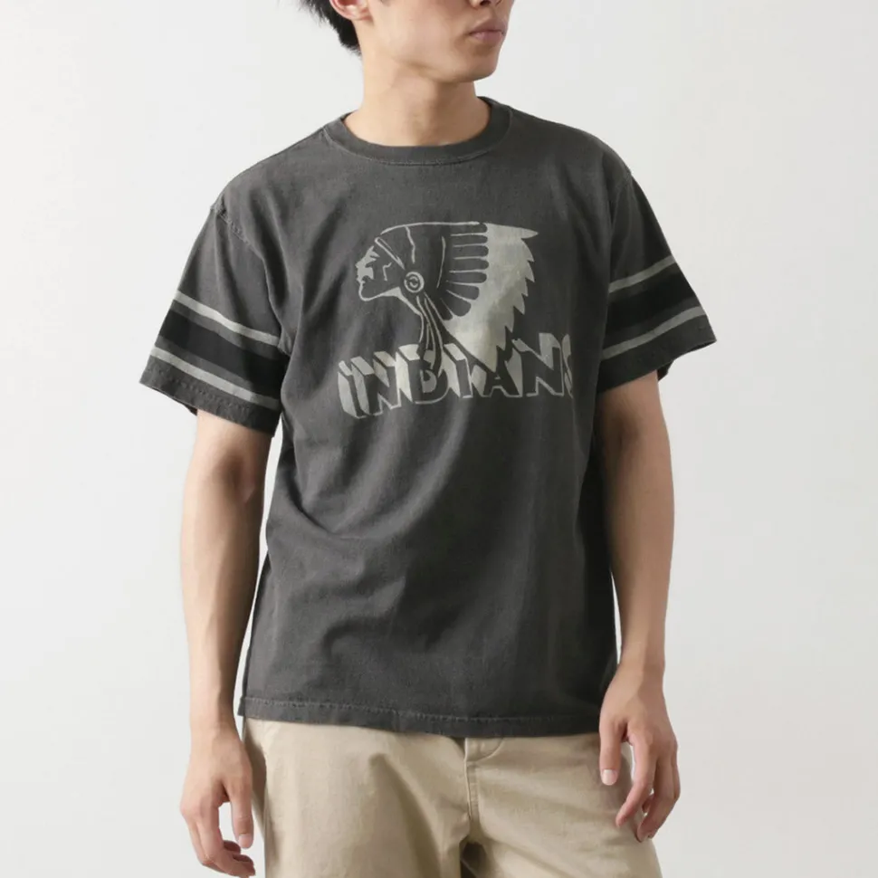 GOOD ON / Vintage Sleeve Indian S/S T-Shirt