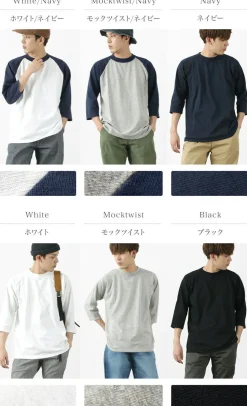 GOODWEAR / 7/10 Sleeve Raglan T-Shirt